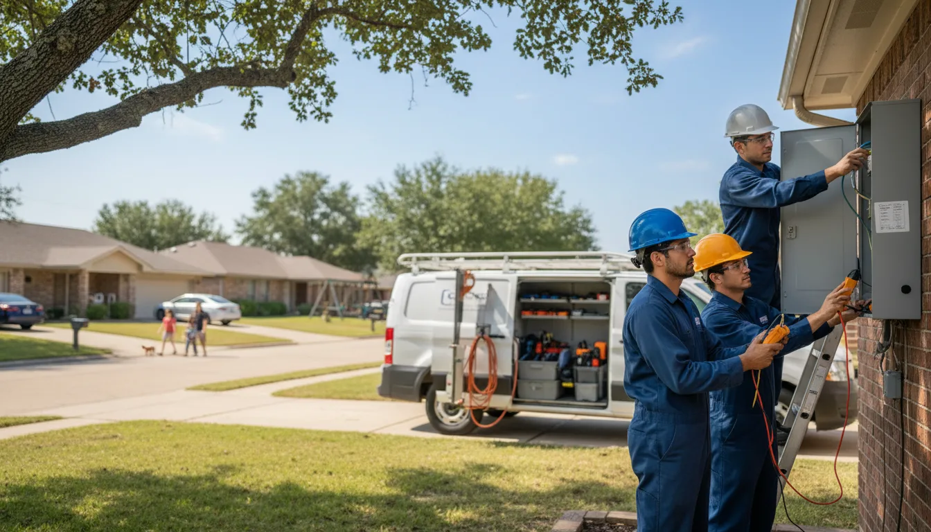 Certified electrician providing emergency electrical services in Westboro, MO